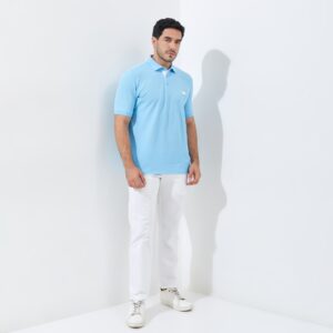 Jack Nicklaus Miles Polo Shirt Pria Regular Fit Light Blue