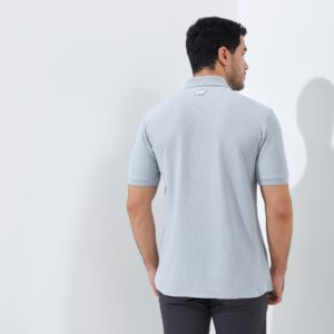 Jack Nicklaus Oracle Polo Shirt Pria Regular Fit Light Grey