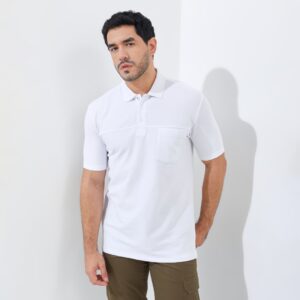 Jack Nicklaus Rachero Polo Shirt Pria Regular Fit White