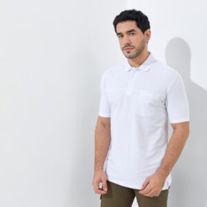 Jack Nicklaus Rachero Polo Shirt Pria Regular Fit White