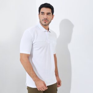 Jack Nicklaus Rachero Polo Shirt Pria Regular Fit White