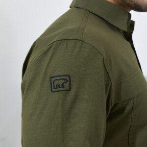 Jack Nicklaus Rex Kemeja Pria Lengan Panjang Regular Fit Olive