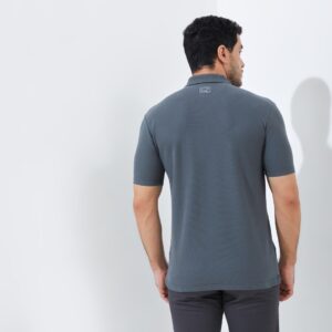 Jack Nicklaus Rachero Polo Shirt Pria Regular Fit Iron Gate