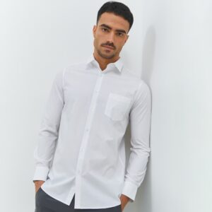 Jobb Ortega Kemeja Pria Lengan Panjang Slim Fit Putih
