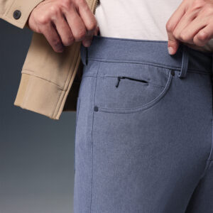 JOBB x MACK WELDON Radius Celana Panjang Pria Straight Fit Navy Heather