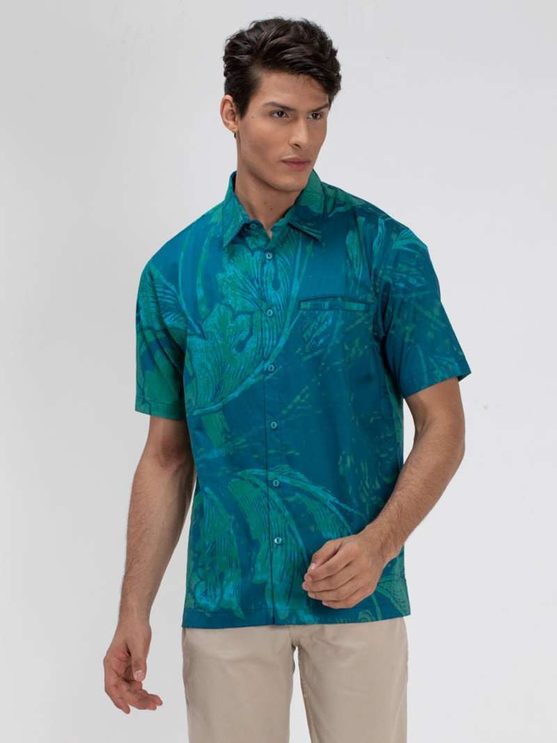 M2 Baronne Cyan Shirt