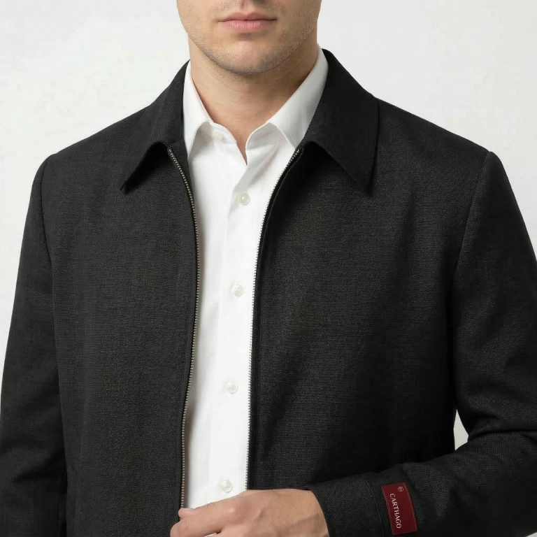 Carthago Montclair Laurent Men's Jasket Regular Fit Black - Image 5