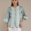 Personal Style Blouse Outer Atasan Wanita Pinkish Green