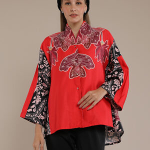 Personal Style Blouse Kimono Wanita Pekalongan Encim Merah