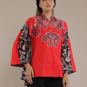 Personal Style Blouse Kimono Wanita Pekalongan Encim Merah
