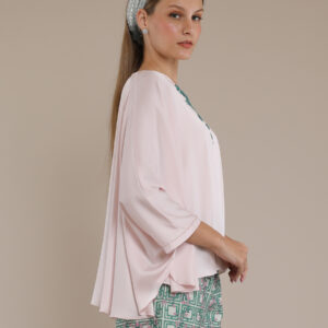 Personal Style Kaftan Blouse Wanita Ponco Blush