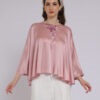 Personal Style Kaftan Blouse Wanita Ponco Pink