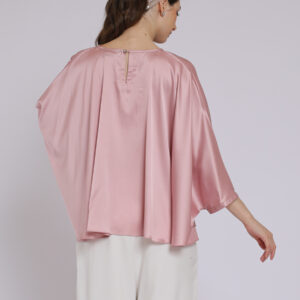Personal Style Kaftan Blouse Wanita Ponco Pink