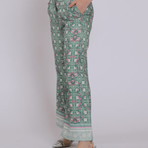 Personal Style Palazzo Pants Kulot Wanita Pinkish Green
