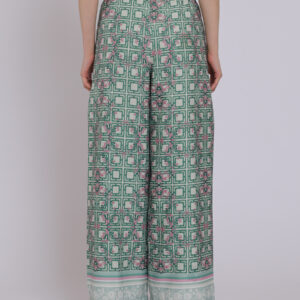 Personal Style Palazzo Pants Kulot Wanita Pinkish Green