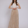Personal Style Rok Plisket Wanita Champagne Gold