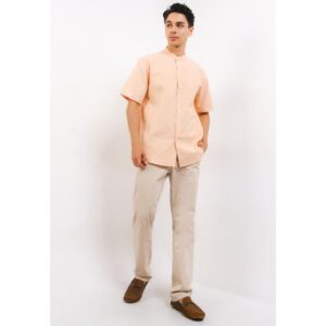 Gianni Visentin Koko Lengan Pendek Regular Fit - Salem