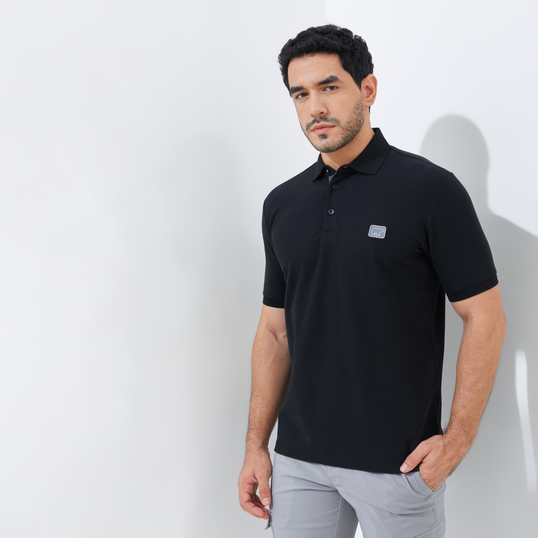 Jack Nicklaus Miles Polo Shirt Pria Regular Fit Black - Image 2