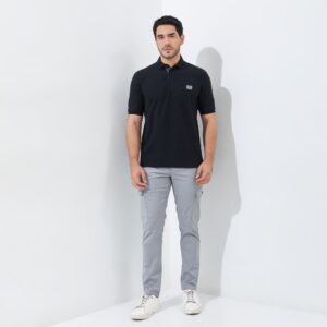 Jack Nicklaus Miles Polo Shirt Pria Regular Fit Black