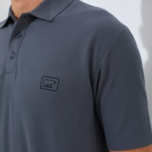 Jack Nicklaus Torino Polo Shirt Pria Regular Fit Iron Gate
