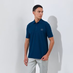Jack Nicklaus Torino Polo Shirt Pria Regular Fit Dark Blue
