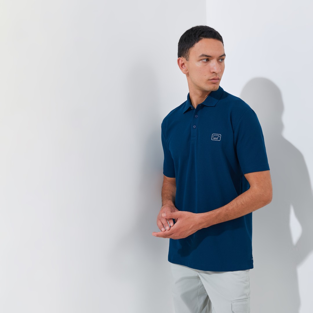Jack Nicklaus Torino Polo Shirt Pria Regular Fit Dark Blue - Image 2