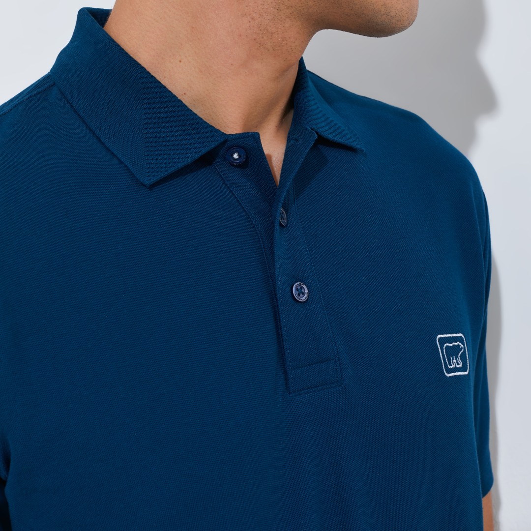 Jack Nicklaus Torino Polo Shirt Pria Regular Fit Dark Blue - Image 7