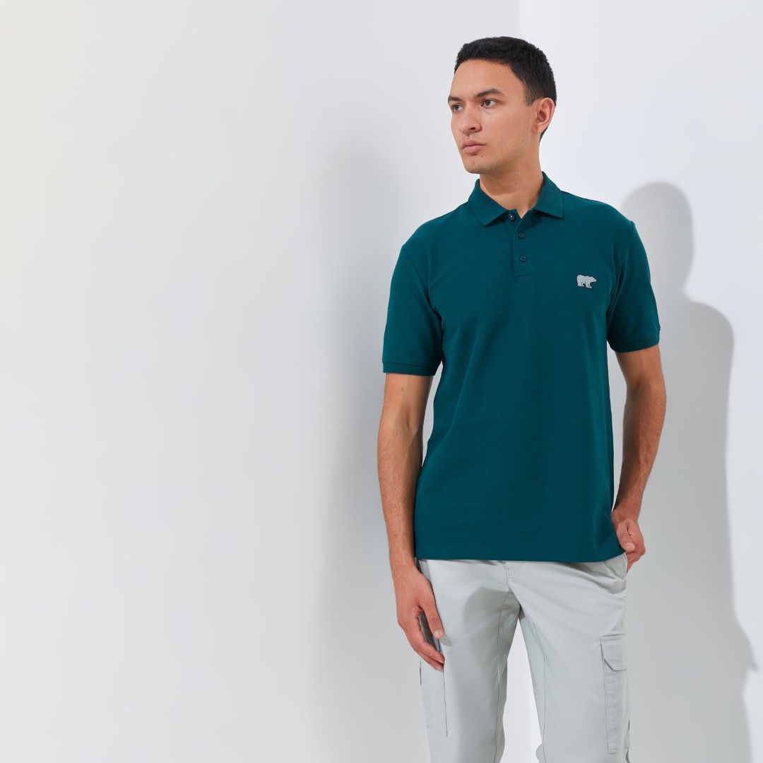 Jack Nicklaus Corbin Polo Shirt Pria Regular Fit Atlantic Deep