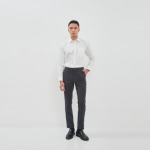 Jobb Nebraska-B Celana Panjang Modern Slim Fit Dark Grey