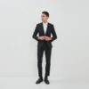 JOBB Nebraska-T2 Jas Pria Slim Fit Hitam