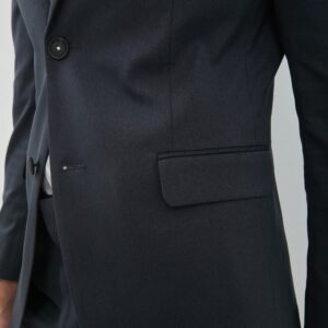 JOBB Nebraska-T2 Jas Pria Slim Fit Dark Grey
