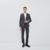 JOBB Nebraska-T2 Jas Pria Slim Fit Dark Grey