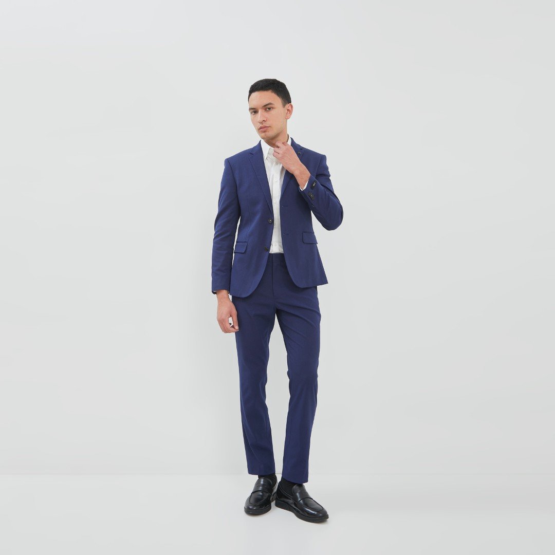 JOBB Nebraska-T2 Jas Pria Slim Fit Medium Blue