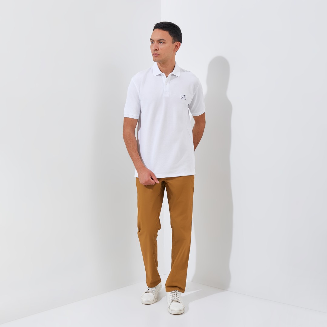 Jack Nicklaus Master Polo Shirt Pria Regular Fit White - Image 3
