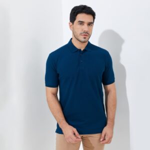 Jack Nicklaus Oracle Polo Shirt Pria Regular Fit Dark Blue