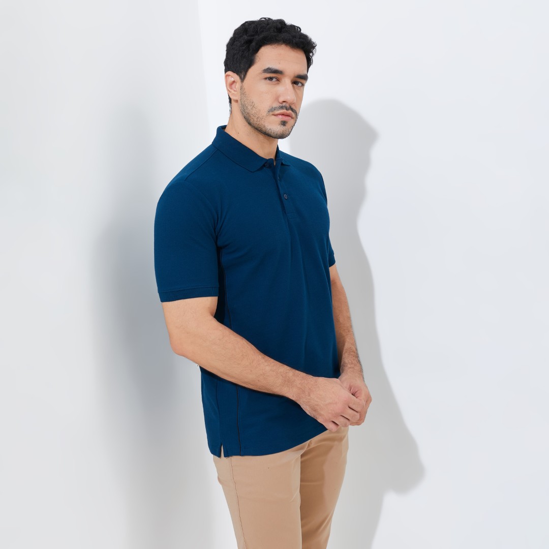 Jack Nicklaus Oracle Polo Shirt Pria Regular Fit Dark Blue - Image 2