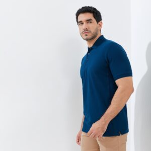 Jack Nicklaus Oracle Polo Shirt Pria Regular Fit Dark Blue