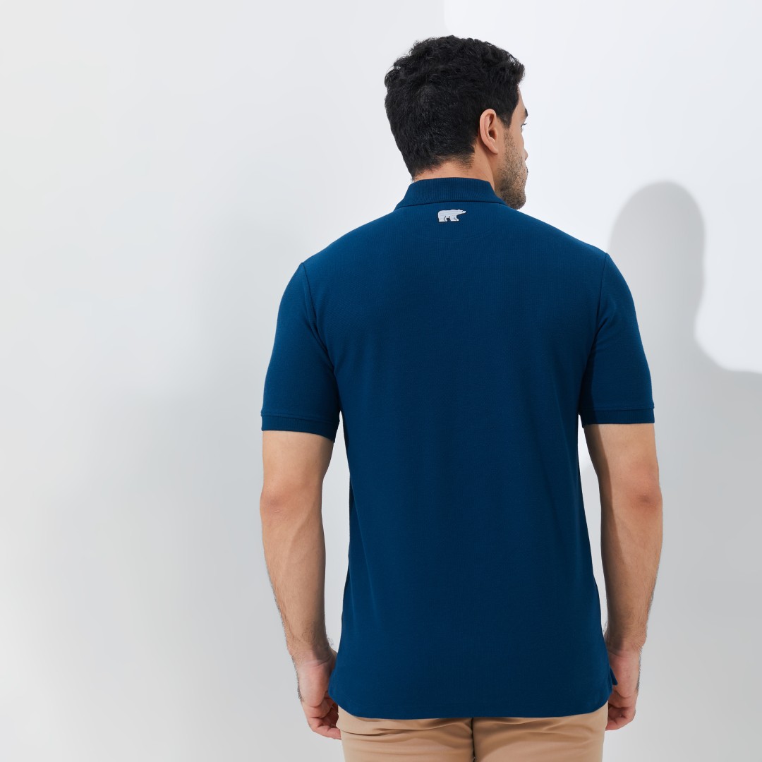 Jack Nicklaus Oracle Polo Shirt Pria Regular Fit Dark Blue - Image 4