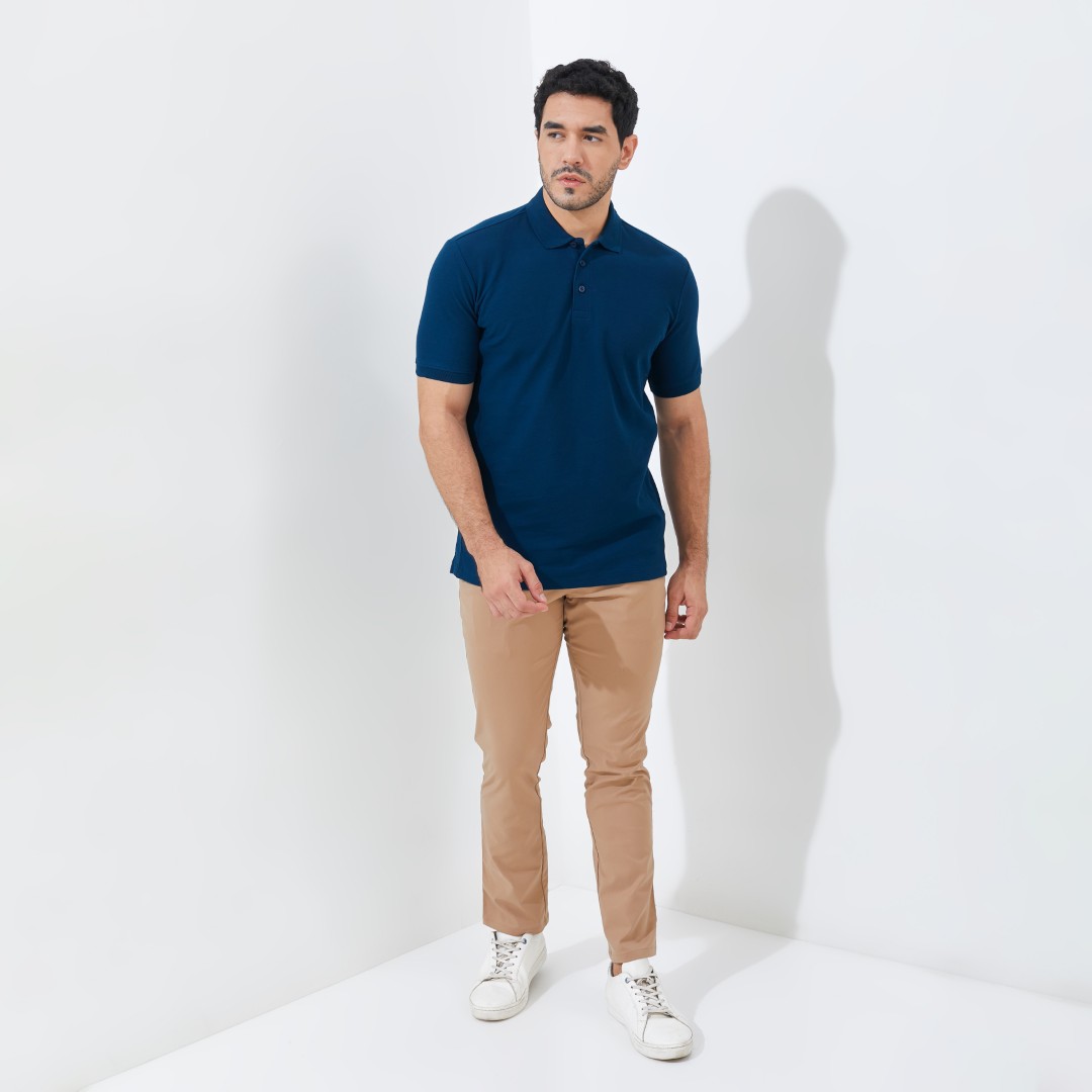 Jack Nicklaus Oracle Polo Shirt Pria Regular Fit Dark Blue - Image 5