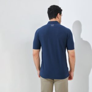 Jack Nicklaus Ranchero Polo Shirt Pria Regular Fit Navy