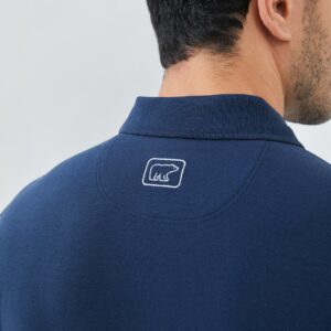 Jack Nicklaus Ranchero Polo Shirt Pria Regular Fit Navy
