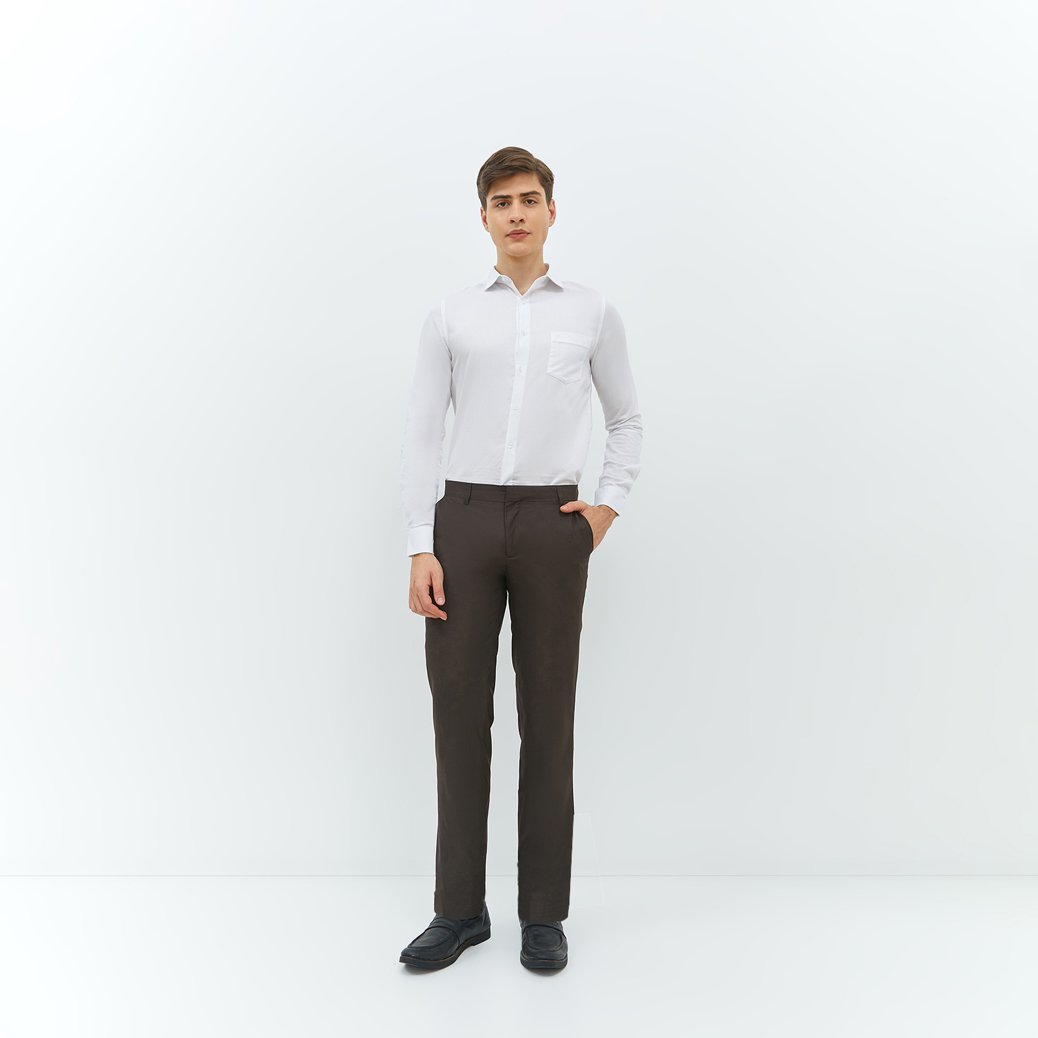 Jobb Raymore-B Celana Panjang Pria Slim Fit Dark Brown - Image 6