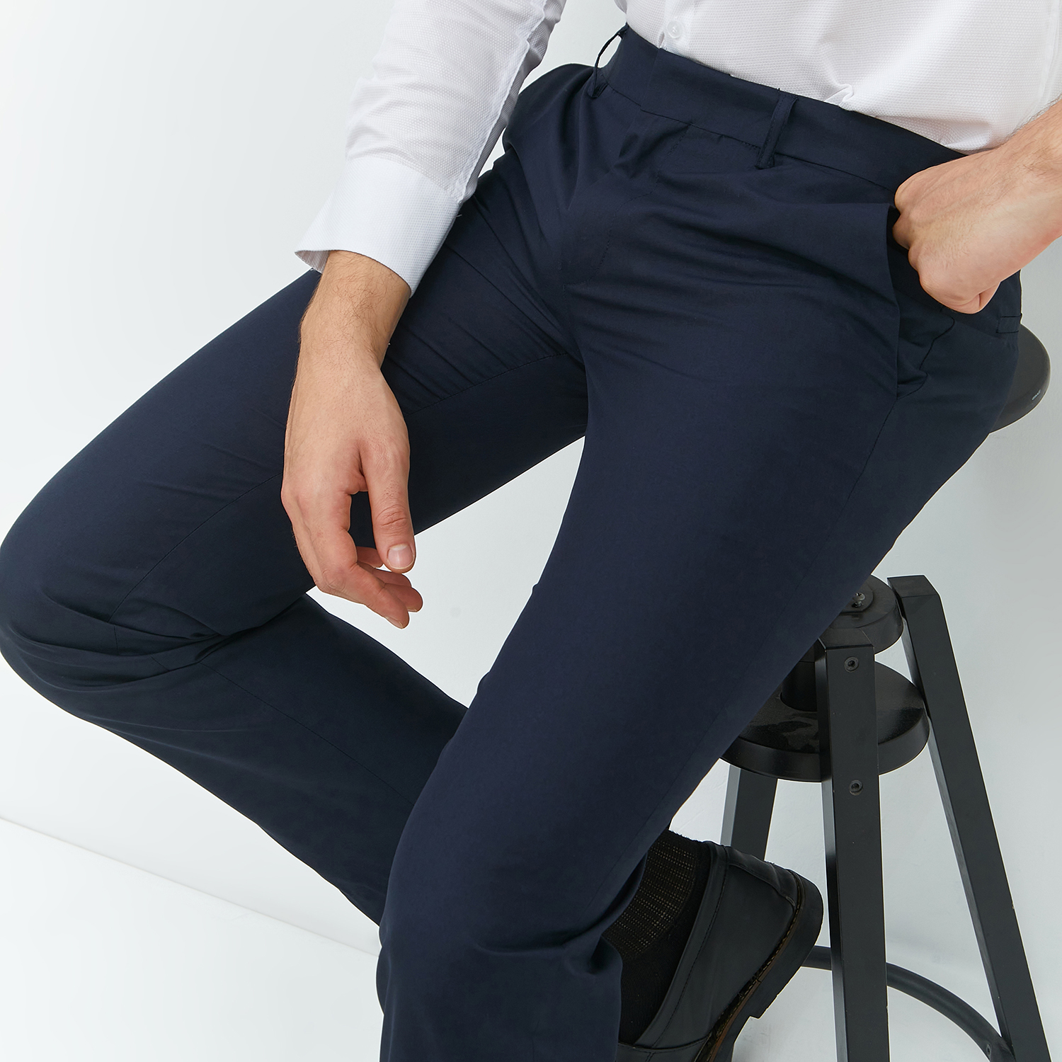 Jobb Raymore-B Celana Panjang Pria Slim Fit Navy - Image 5