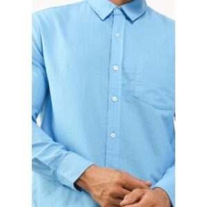 Garrity Kemeja Lengan Panjang Motif Slim Fit - Cokelat Tua - 6040