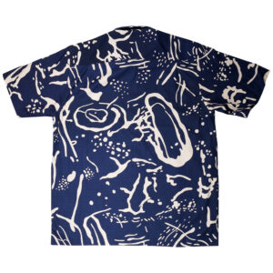 Gianni Visentin Kemeja Batik Pria Katun Regular Fit Biru - 9047
