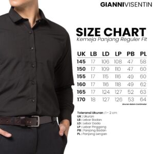 Gianni Visentin - Kemeja Formal Regular Bahan Oxford Ungu - 9061
