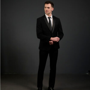 Carthago Veyron Men's Tuxedo Zwart Solid Black Super Slim