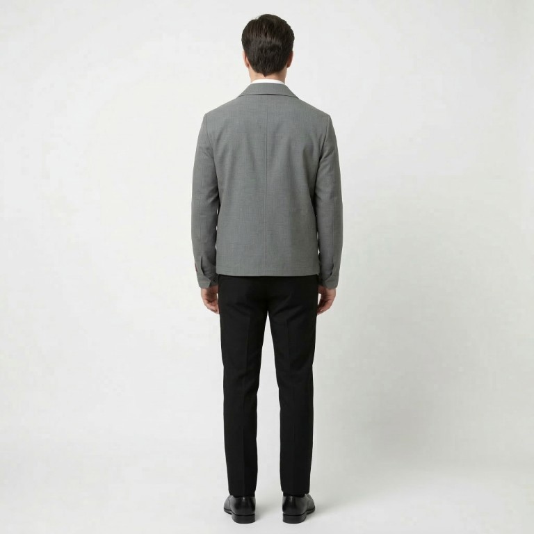 Carthago Montclair Laurent Men's Jasket Regular Fit Grey - Image 4