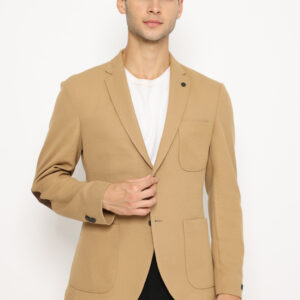 Jobb Rowland-T2 Jas Pria Slim Fit Dark Khaki