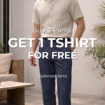 Buy 2 Pants Get 1 Tshirt For Free